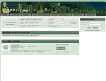 Tablet Screenshot of pglistings.com